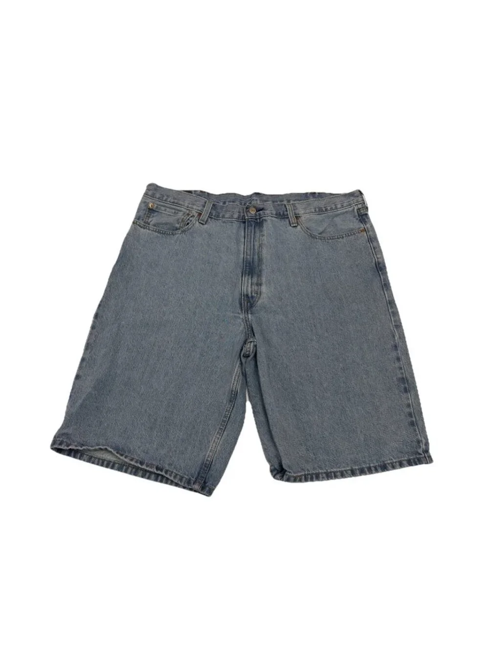 Levi’s 569 Loose Straight Denim Shorts Mens 40 Light Wash Blue Jean Shorts